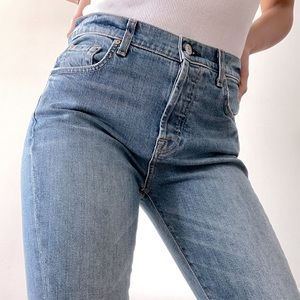 7 For All Mankind Skinny High-Waisted Jeans